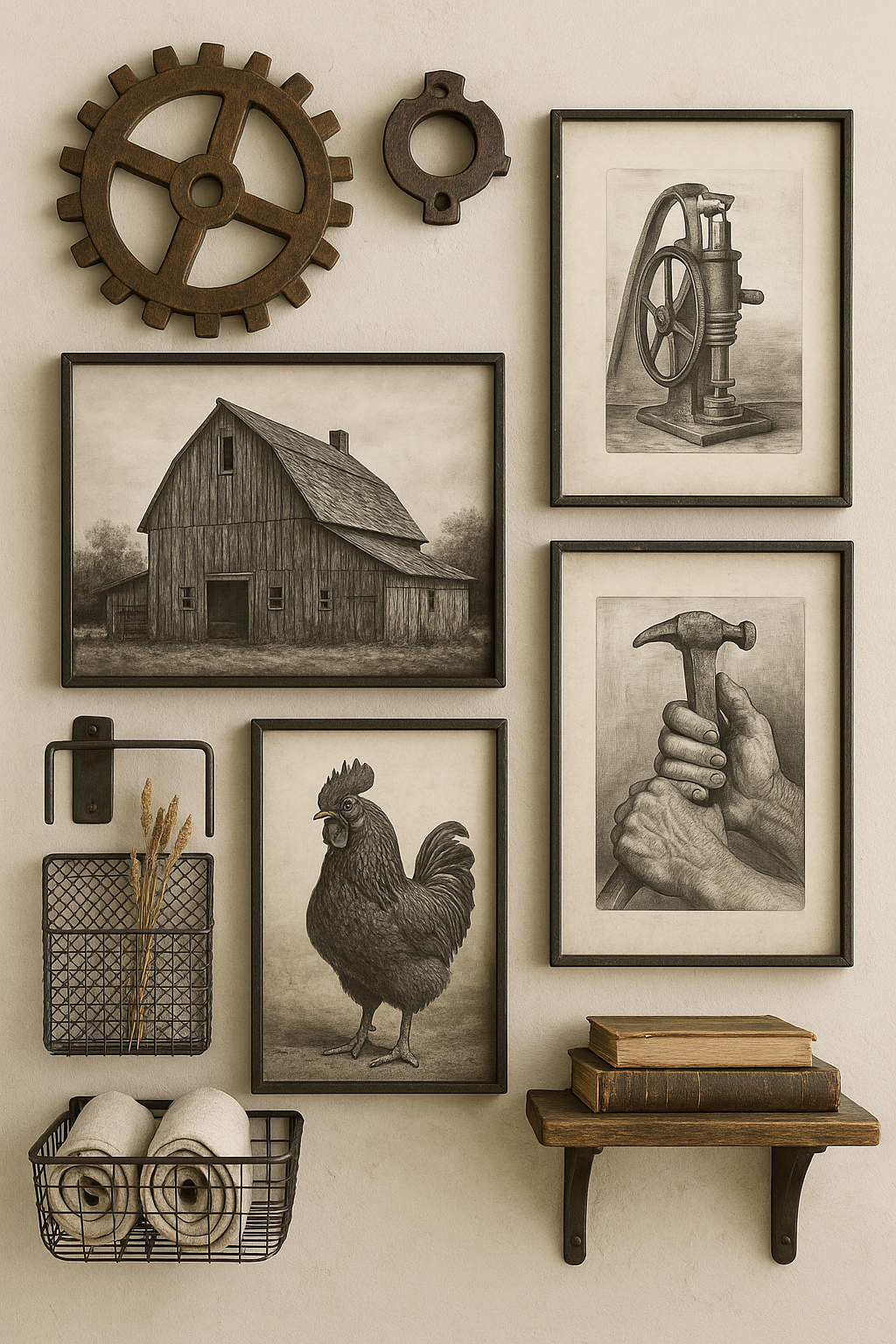 Industrial Farmhouse Wall Decor