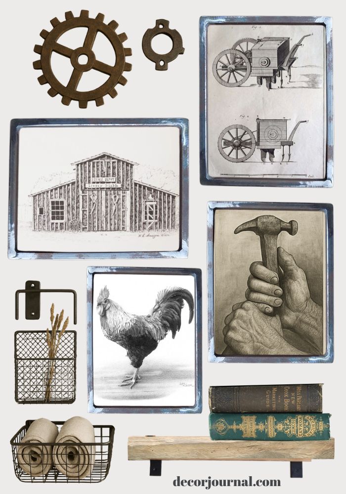 industrial farmhouse wall decor