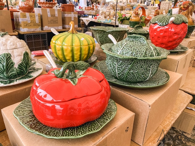 vegetable pottery decor