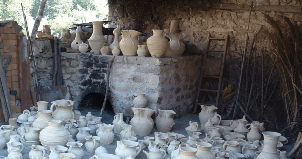 Traditional Gundivos galician ceramic kiln.