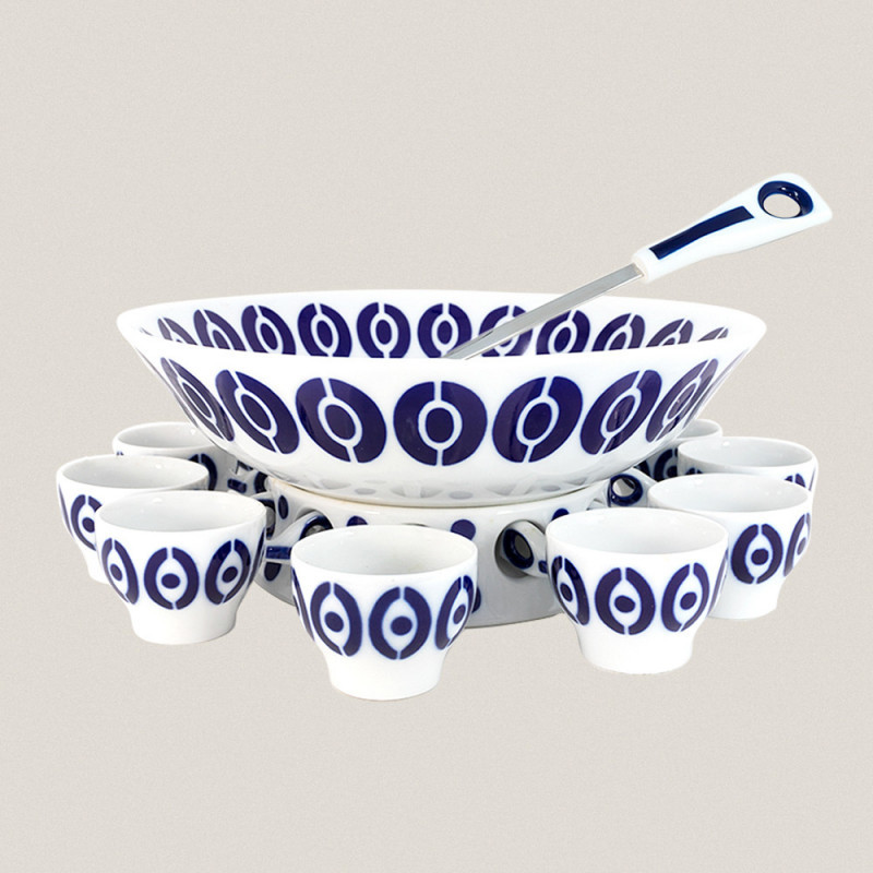 Sargadelos queimada set ideal for serving punch and mulled wine.