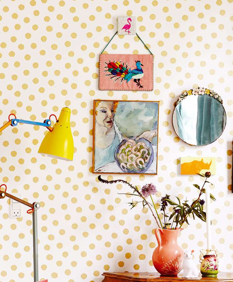 polka dot walls