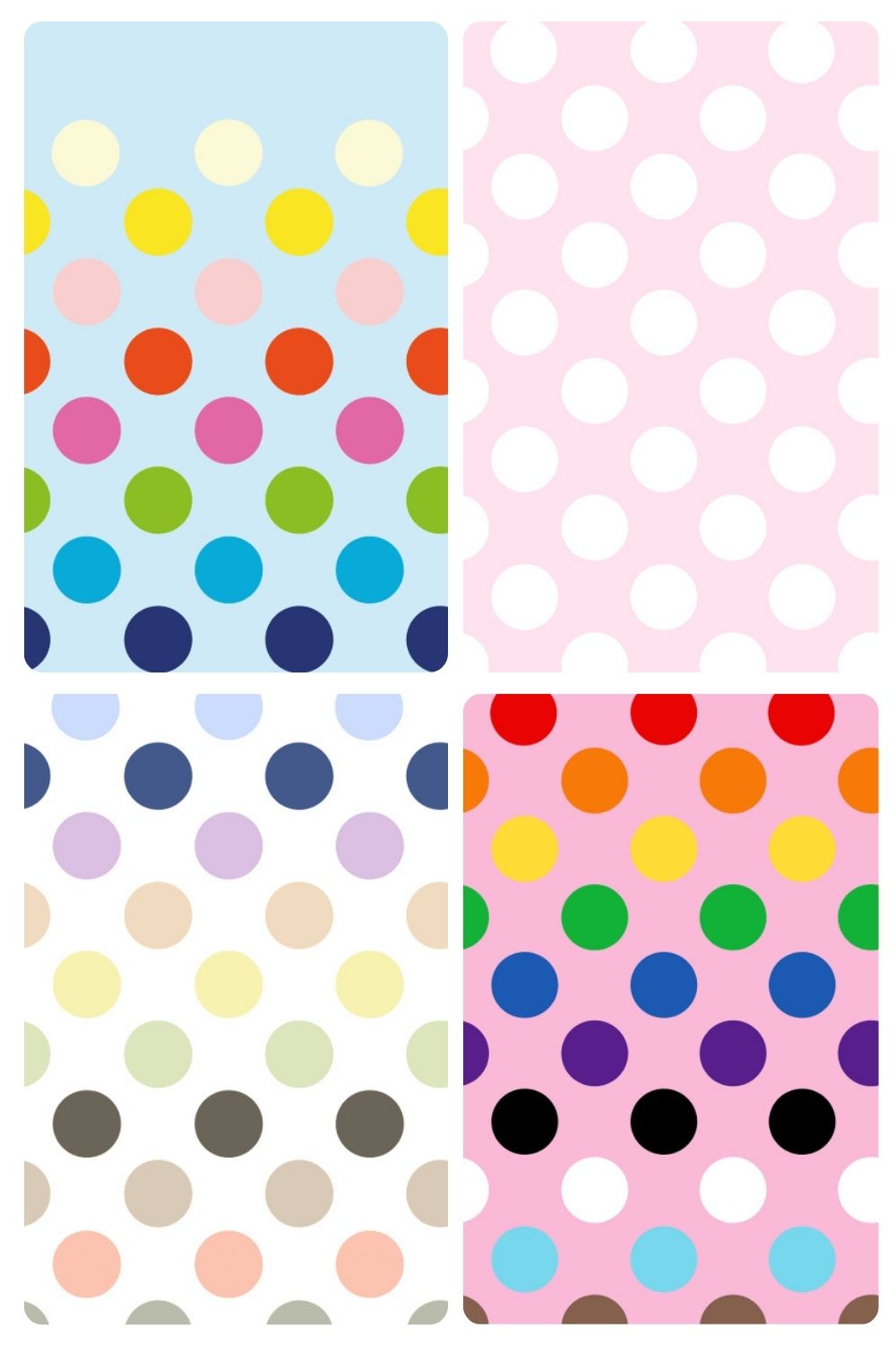 rebel wall oversize polka dot wallpaper colours