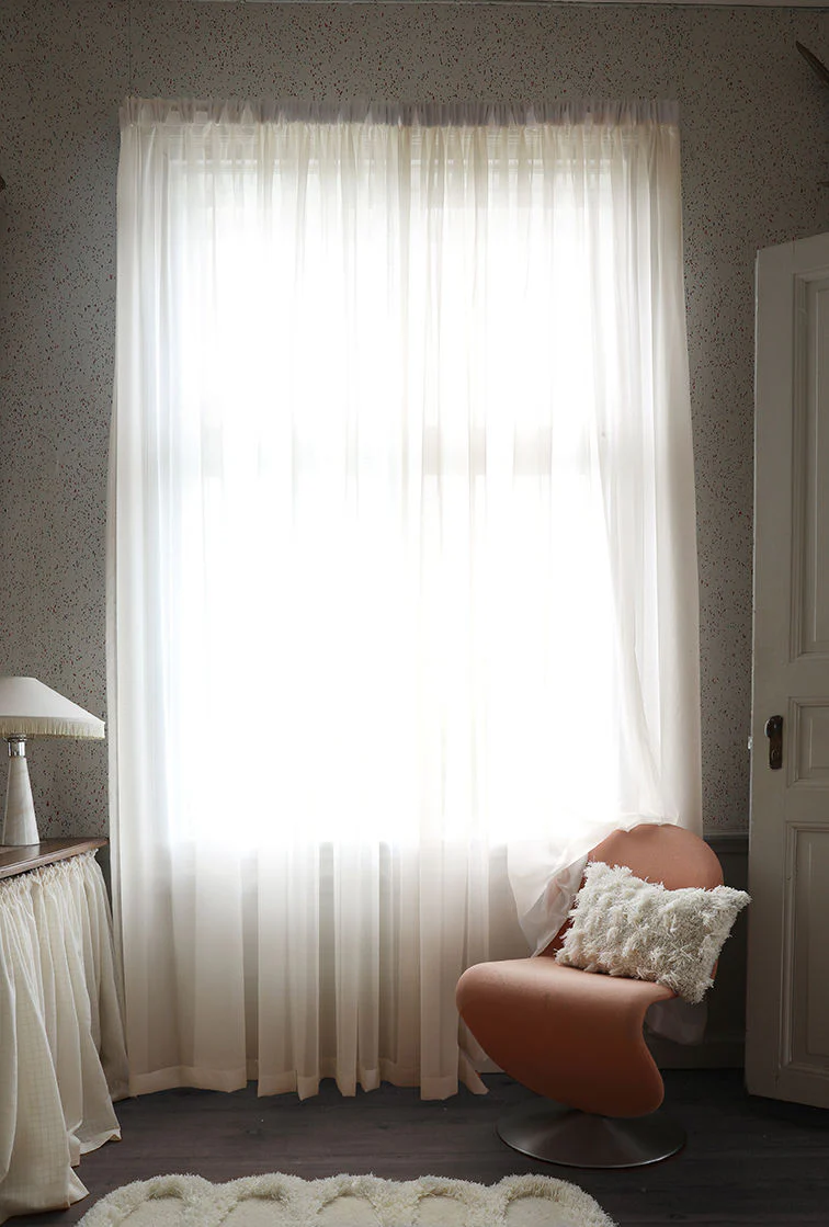 Maximize Natural Light with sheer curtains 