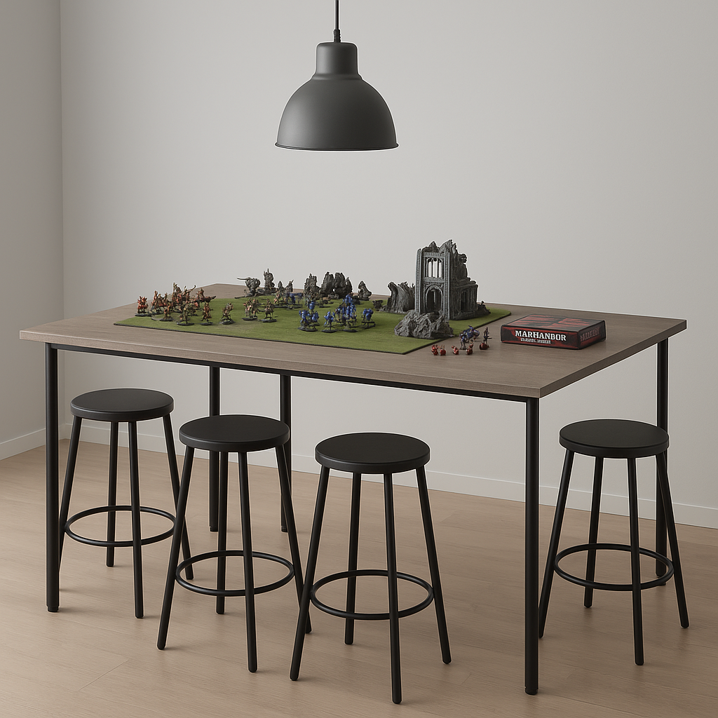 AI warhammer hobby room colour ideas