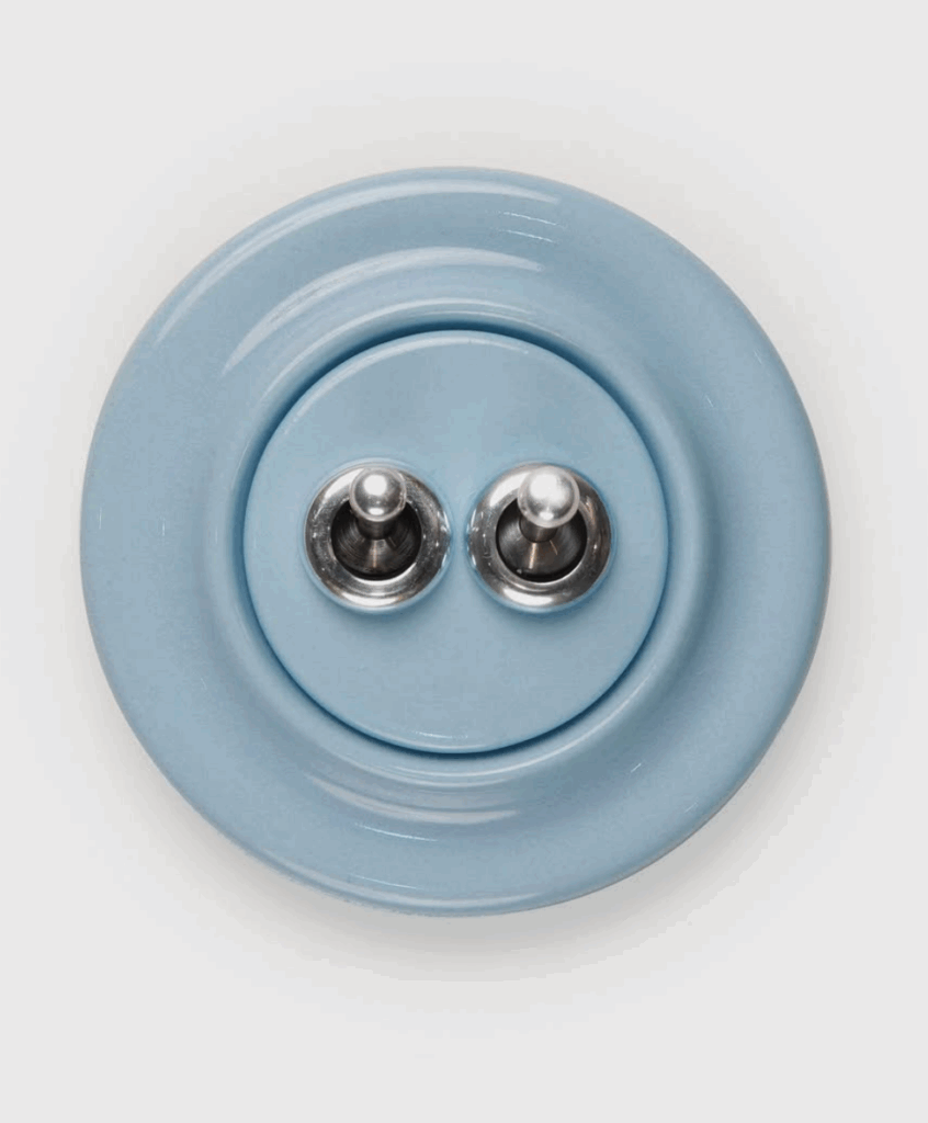 Rosetta ceramic light switch