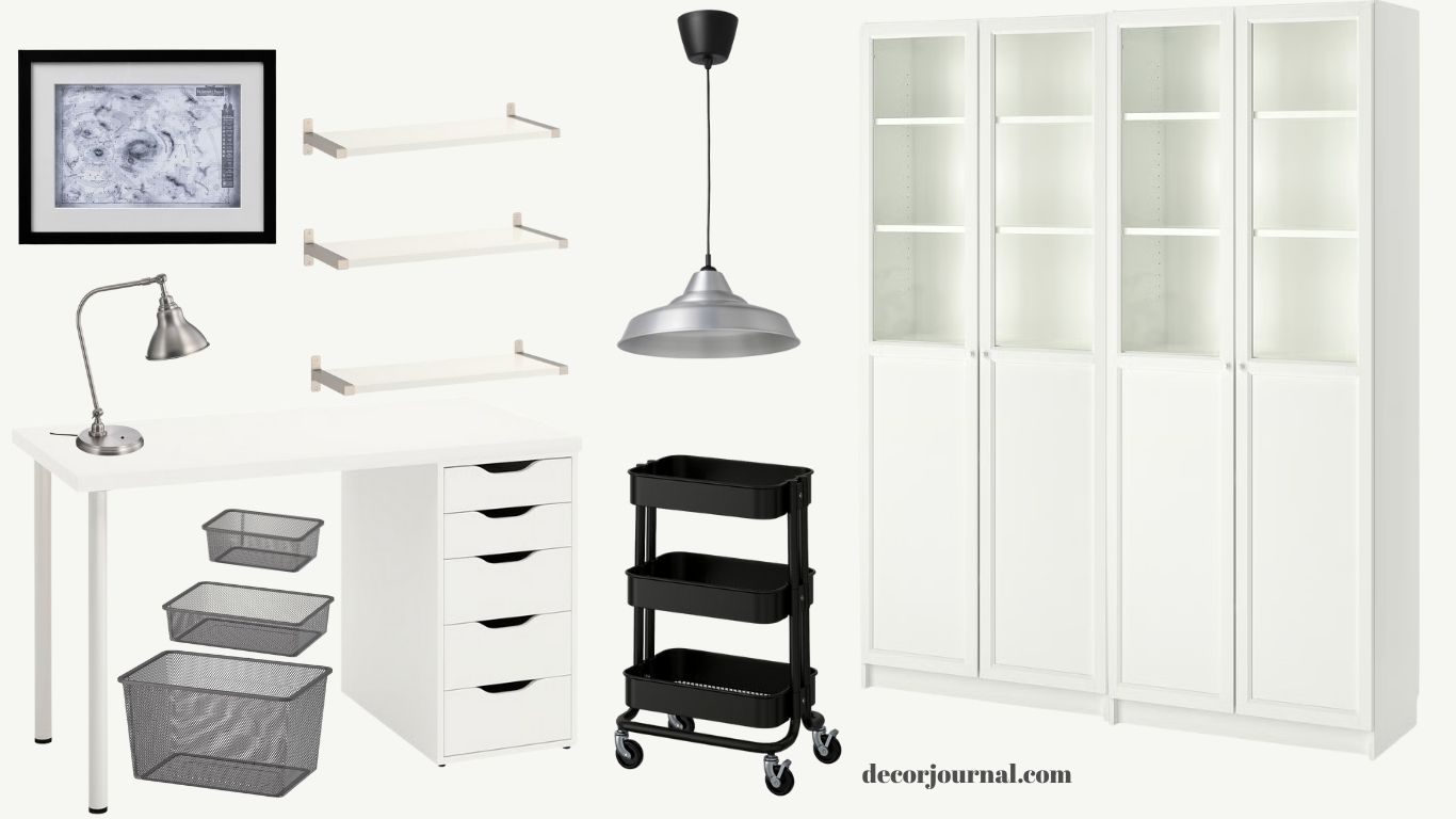 Modern Minimalist warhammer hobby room colour palette