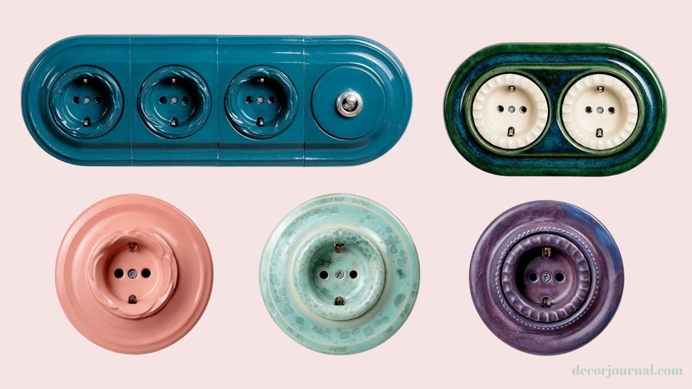 Rosetta ceramic light fittings