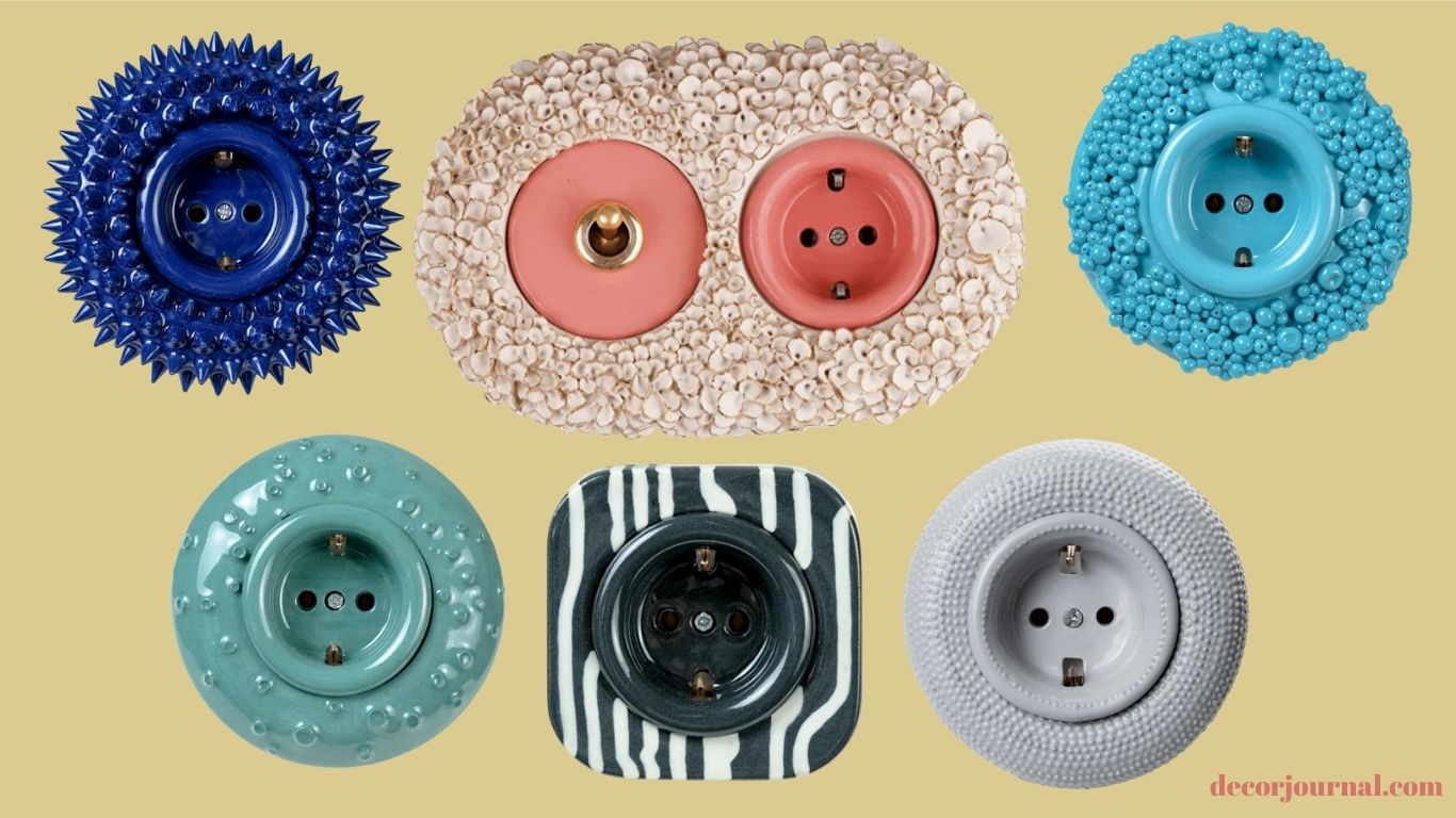 Rosetta ceramic light fittings