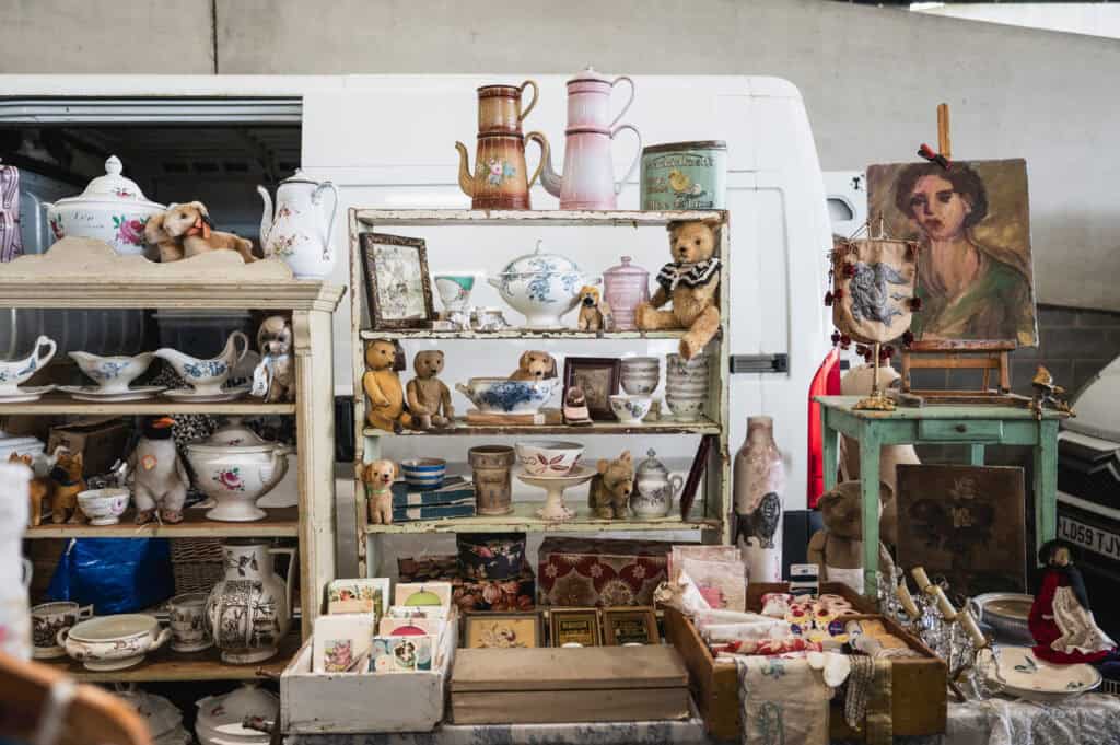 slow living home decor Hackney flea market
