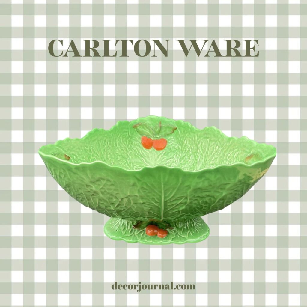 Carlton Ware Cabbage Ceramics
