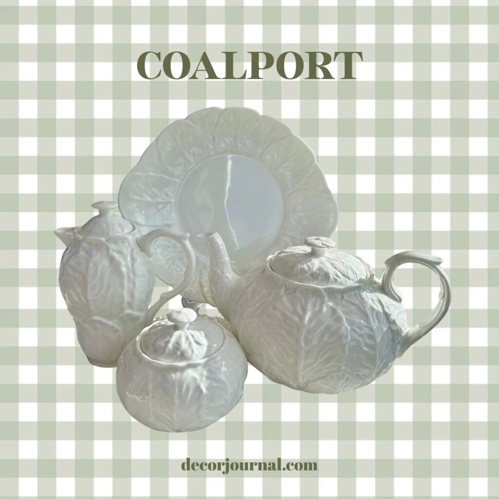 Coalport cabbage cermics
