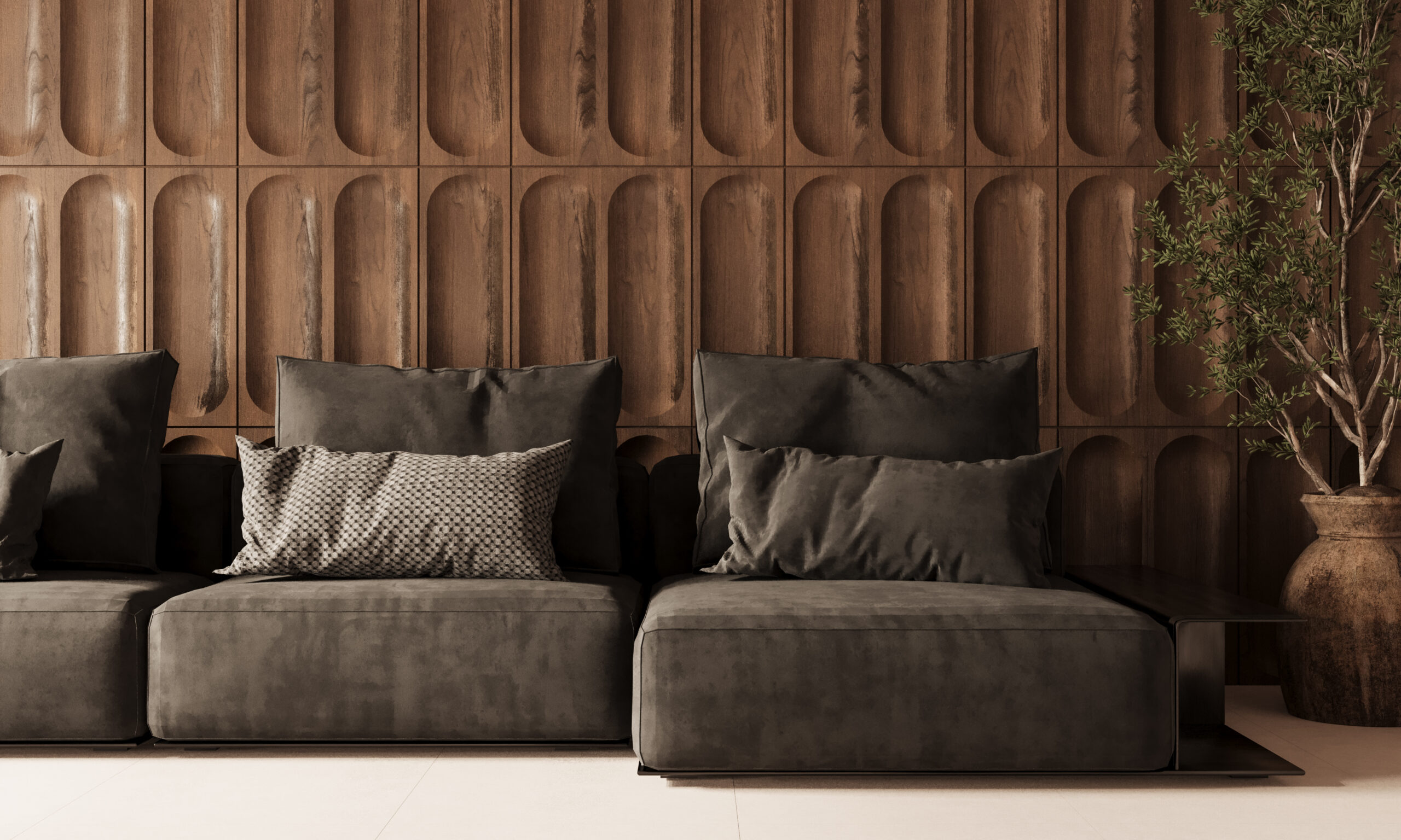 Material drenching i wood.