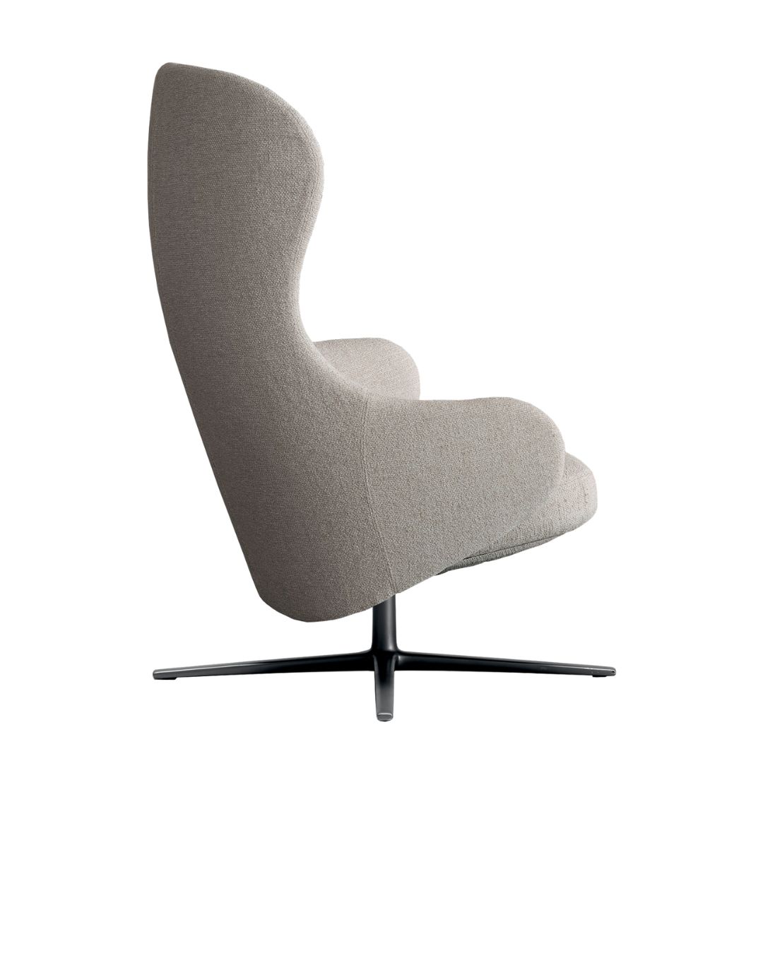 Dua Relax Armchair, Swivel Trestle