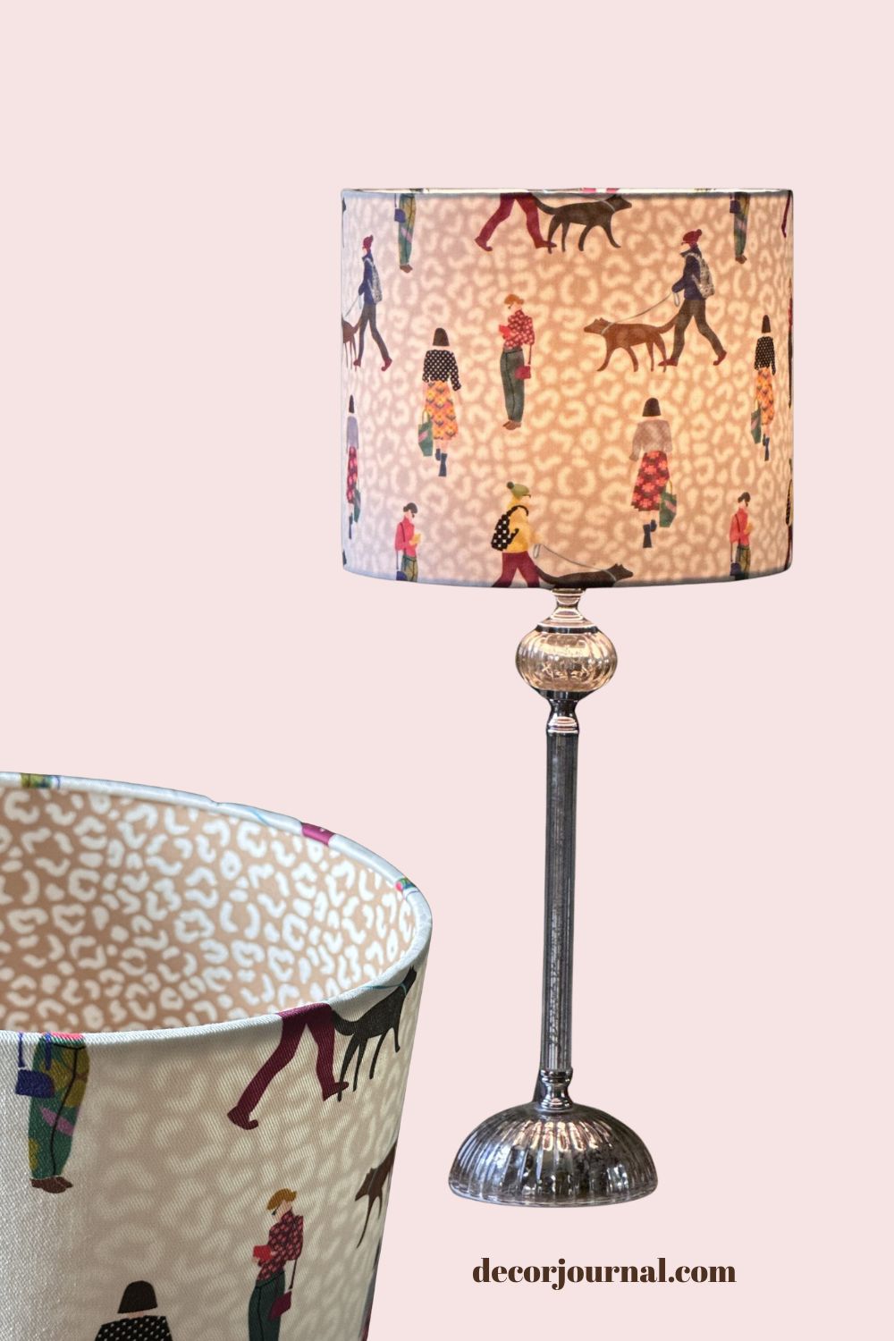 People Walking With Dog table lamp Kubena, By Chantier Studio