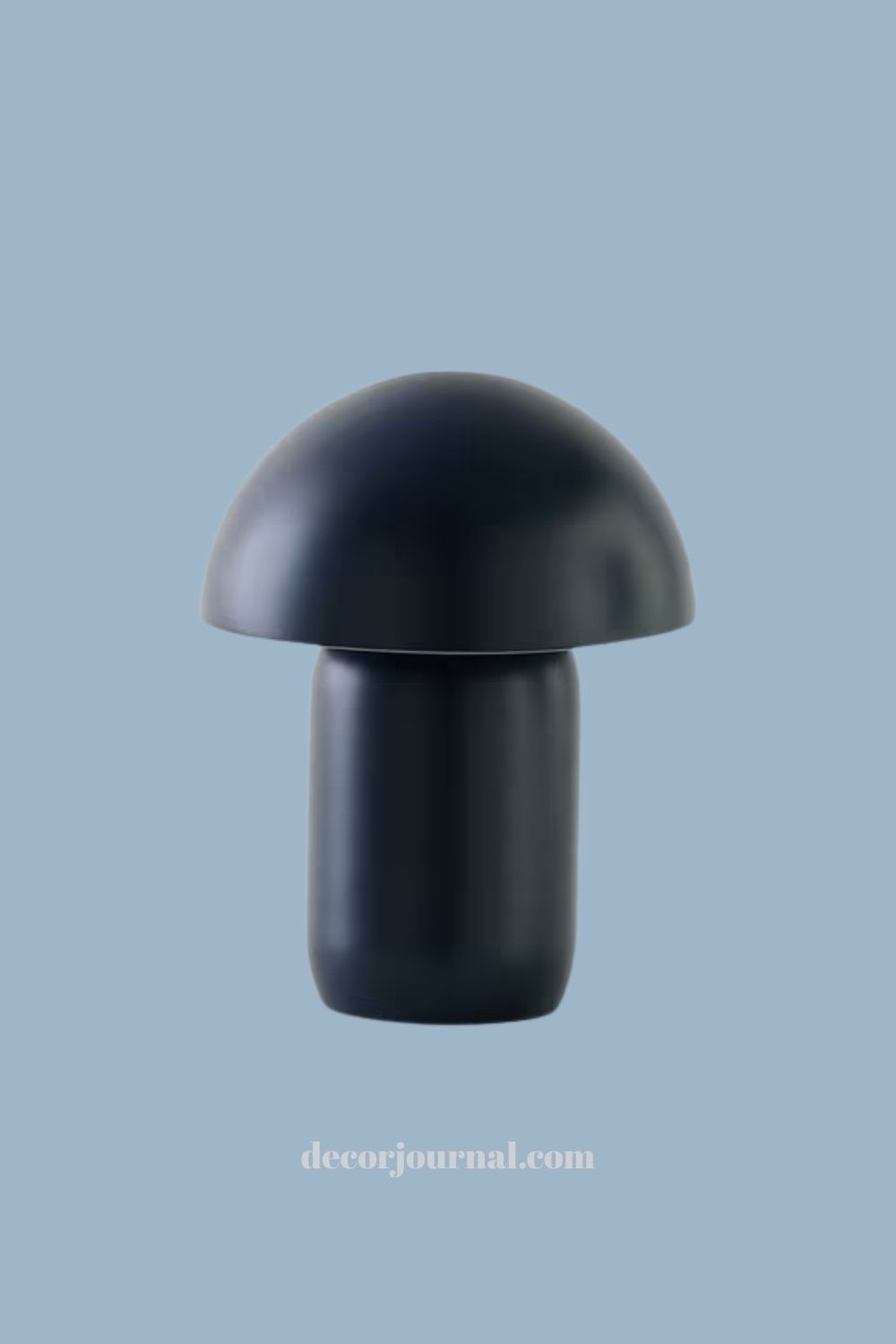Mushroom Rechargeable Portable Dimmable Table Lamp, Navy, By John Lewis