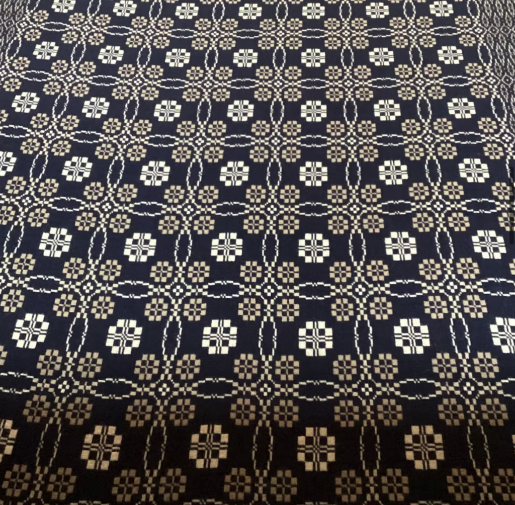 Penmachno Welsh woven blanket