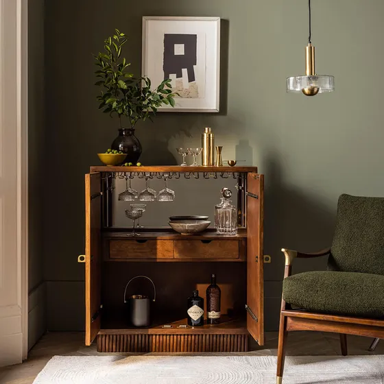 HOLLYWOOD GLAM DRINKS CABINET