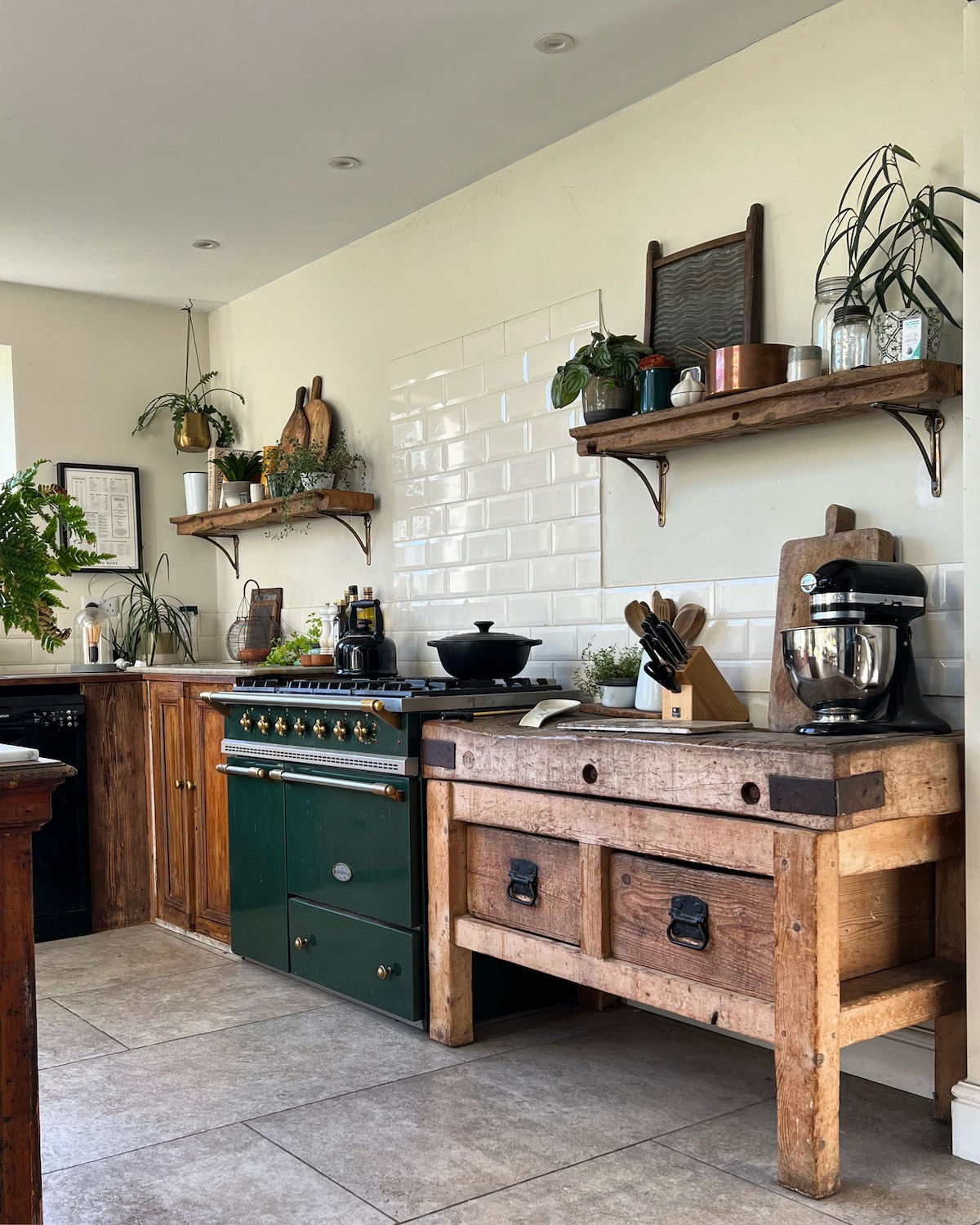 unfitted kitchen ideas for work surfaces