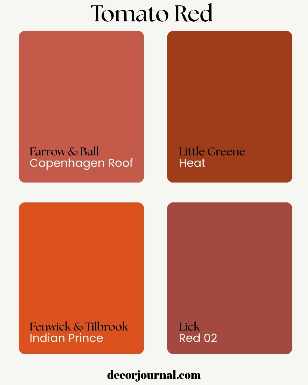 Tomato Red: The Ultimate Paint Palette