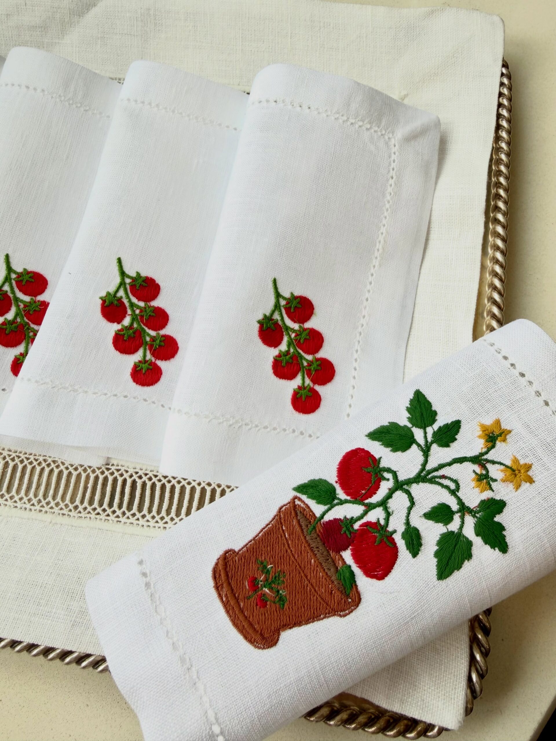 tomato decor napkins